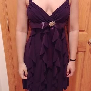 Purple coctail dress